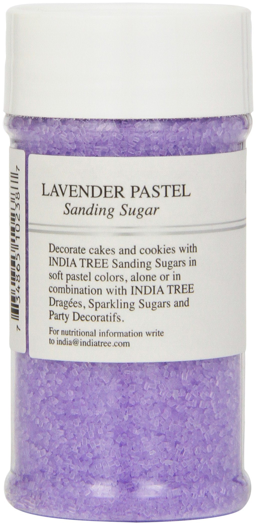 India Tree Lavender Pastel Sanding Sugar, 3.5 oz - Image 3