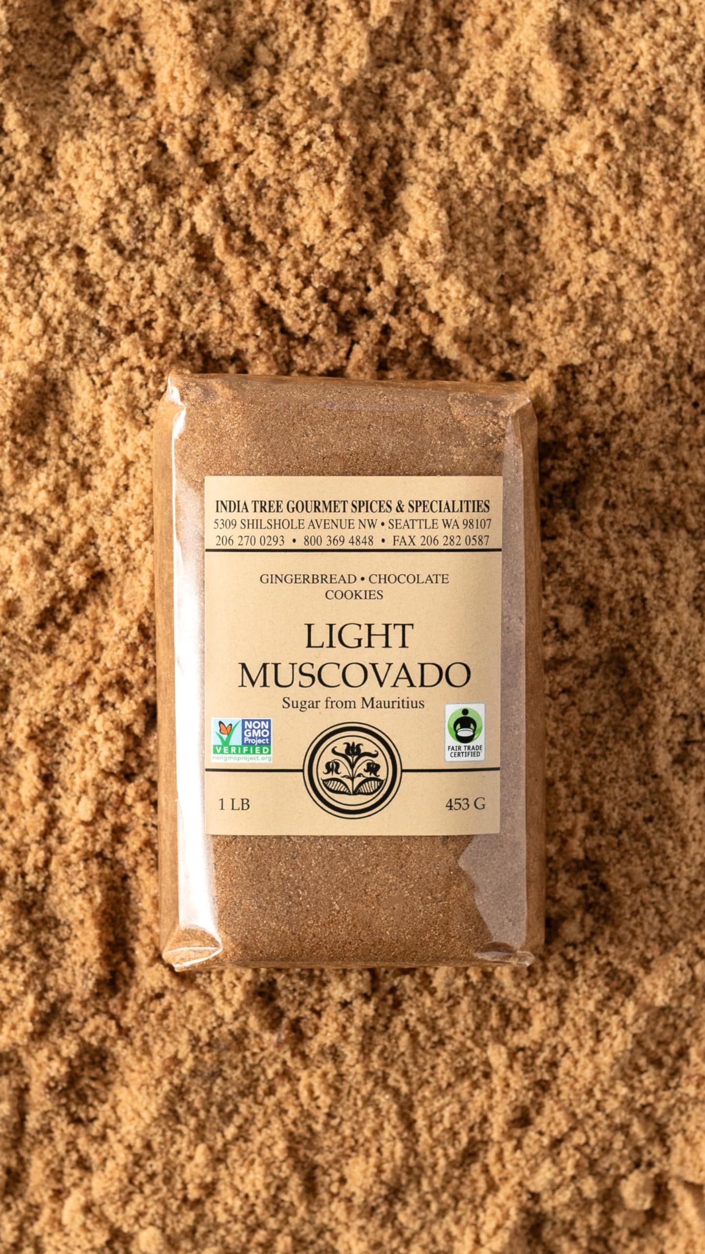 India Tree Light Muscovado Sugar, 2.8 lb Canister | Vegan, Non-GMO and Fair Trade Unrefined Brown Sugar with Molasses Flavor, Imported from Mauritius - Image 4