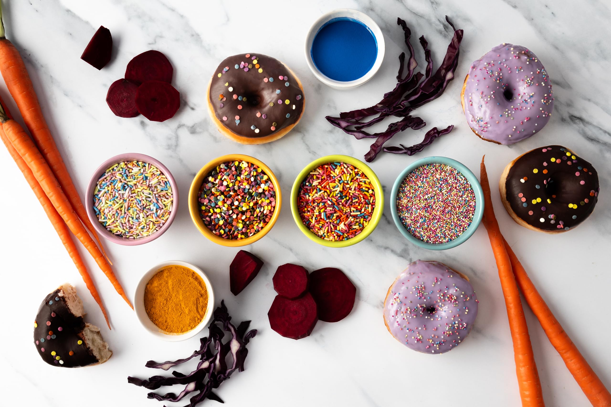 India Tree Nature's Colors Natural Rainbow Confetti Cake Decorations, 2.3 oz | Naturally Colored Baking Sprinkles for Cakes and Cookies, Top 9 Allergen Free, Red 3 Free, Made Without Artificial Dyes - Image 5