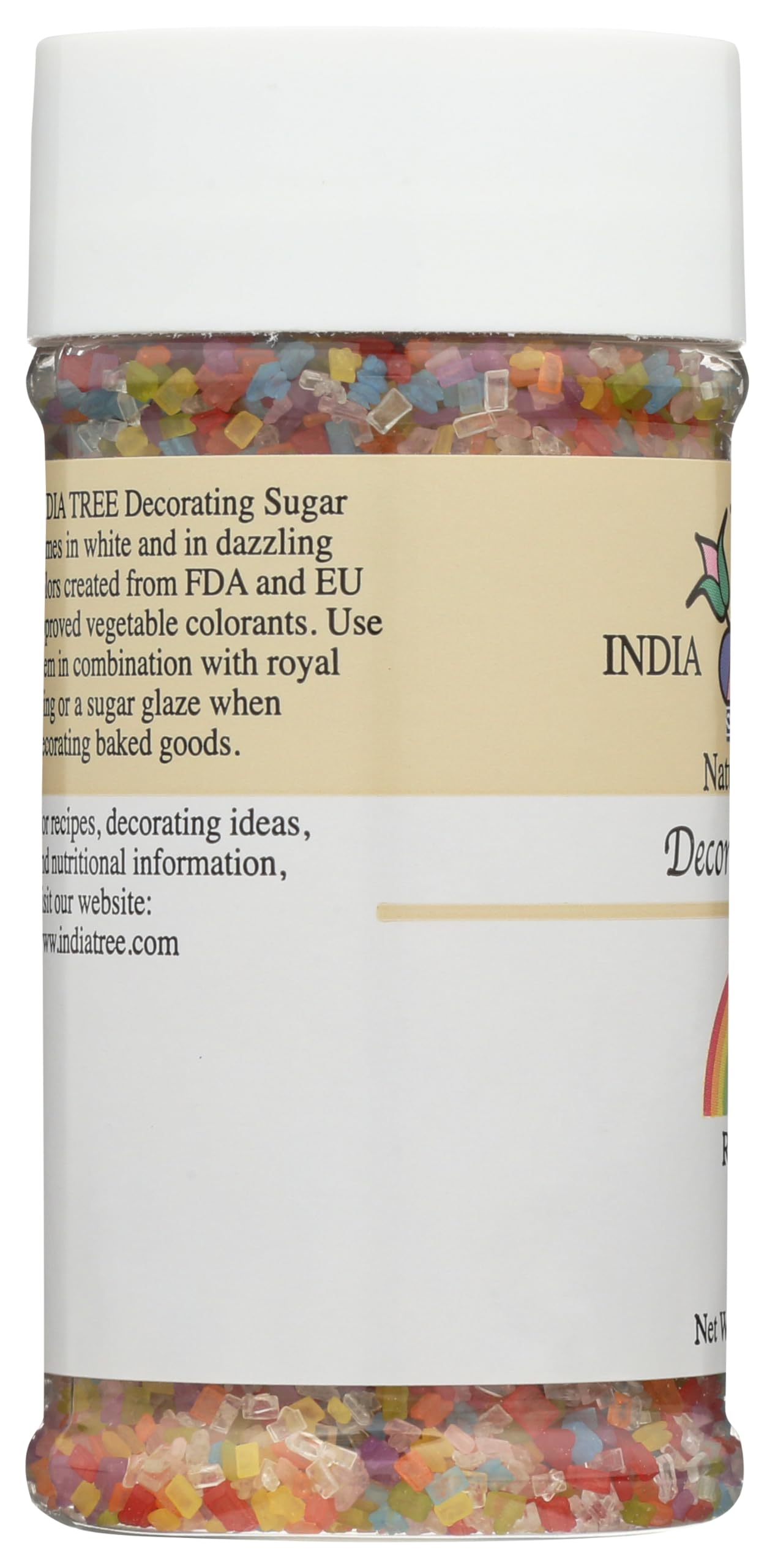 India Tree Nature's Colors Rainbow Mix Decorating Sugar, 3.3 Ounce - Image 4