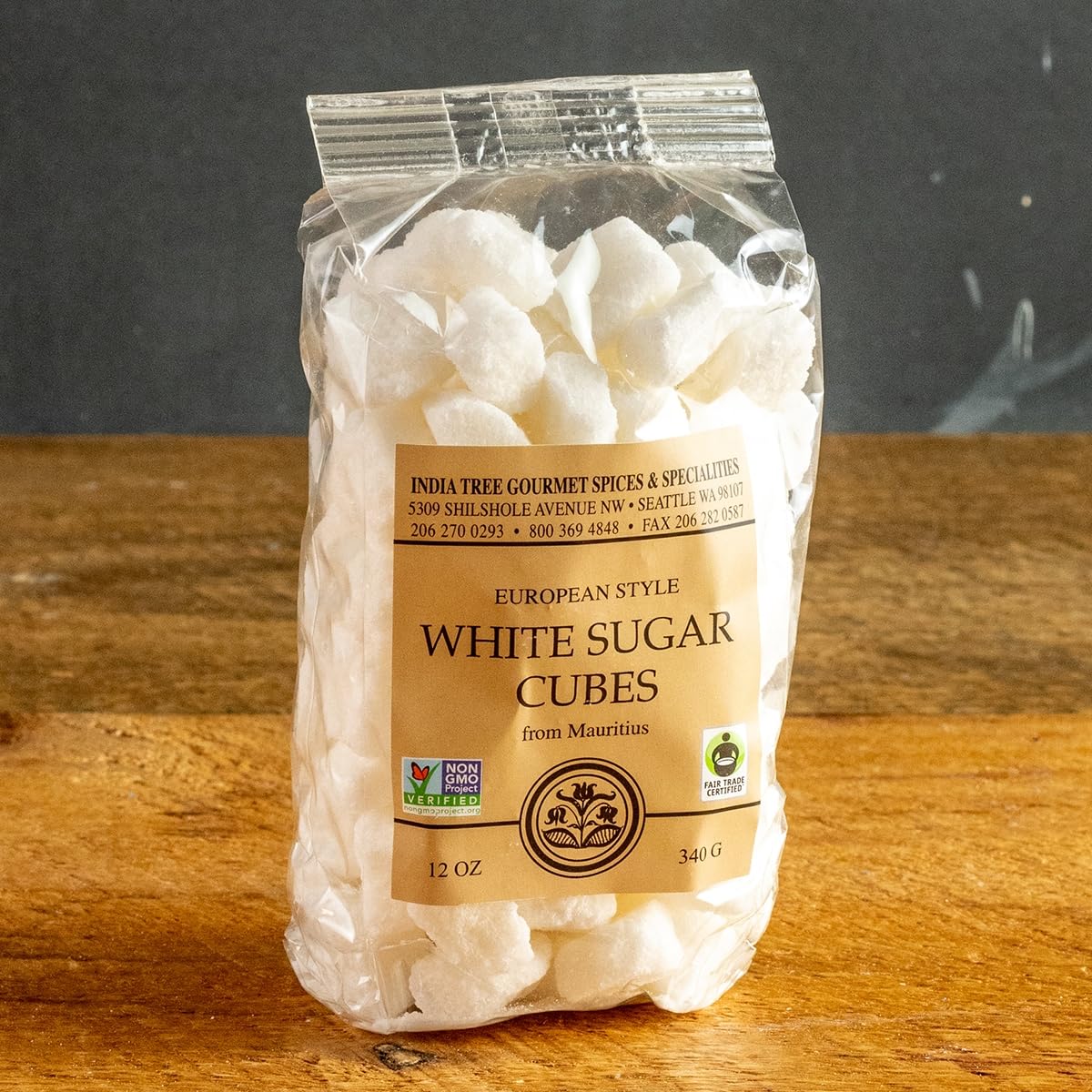 India Tree Non-GMO Fair Trade White Sugar Cubes - 1.1 lb Container - Pure Cane Sugar Rough-Cut Cubes for Coffee, Tea, Cocktails, Beverages, and Entertaining - Image 3