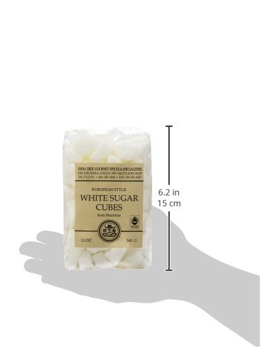India Tree Rough Cut Mauritius White Sugar Cubes, 12-Ounce Bag, Unrefined Sugar Cube, Kosher, Non GMO - Image 3