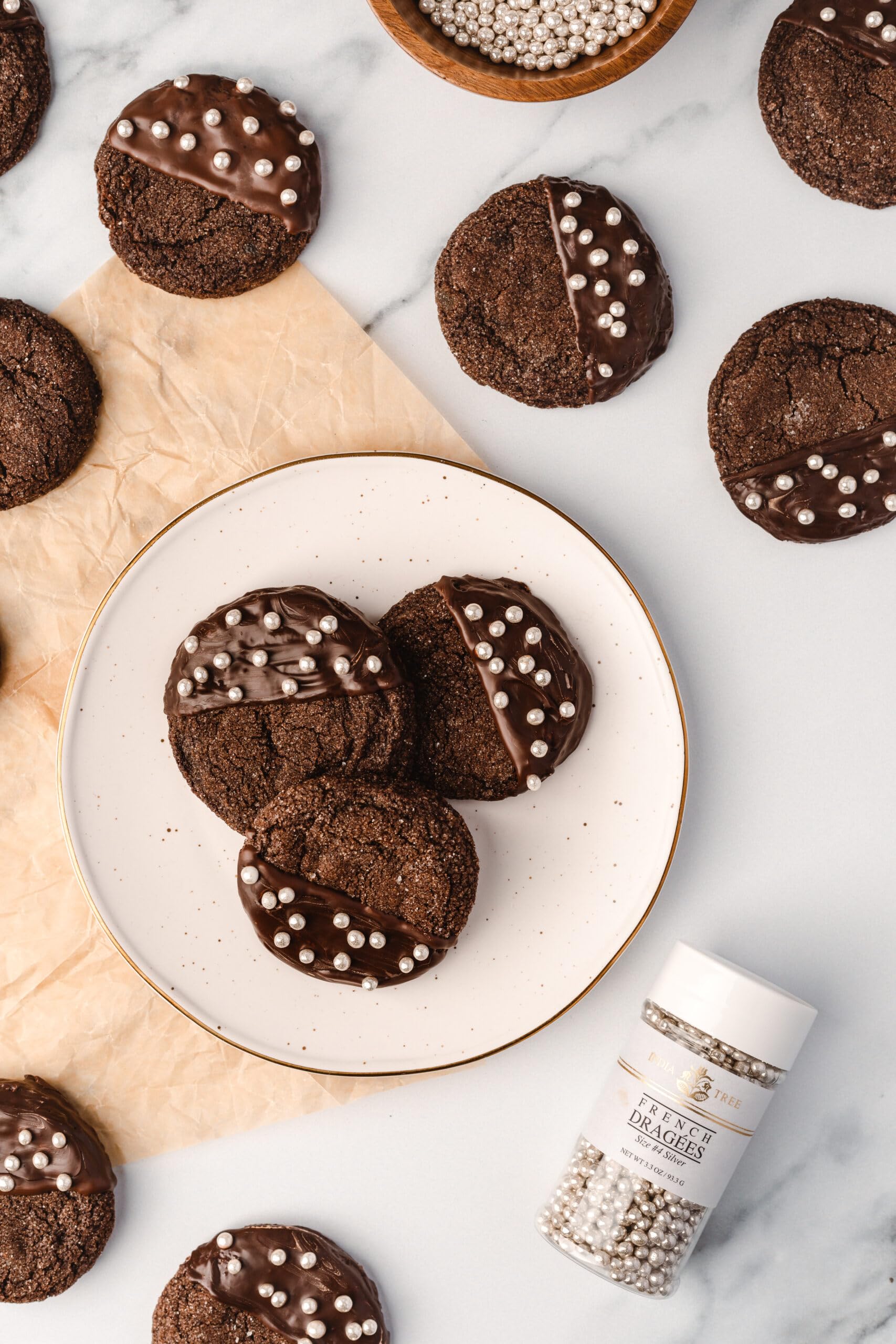 India Tree Silver French Dragees - Image 3