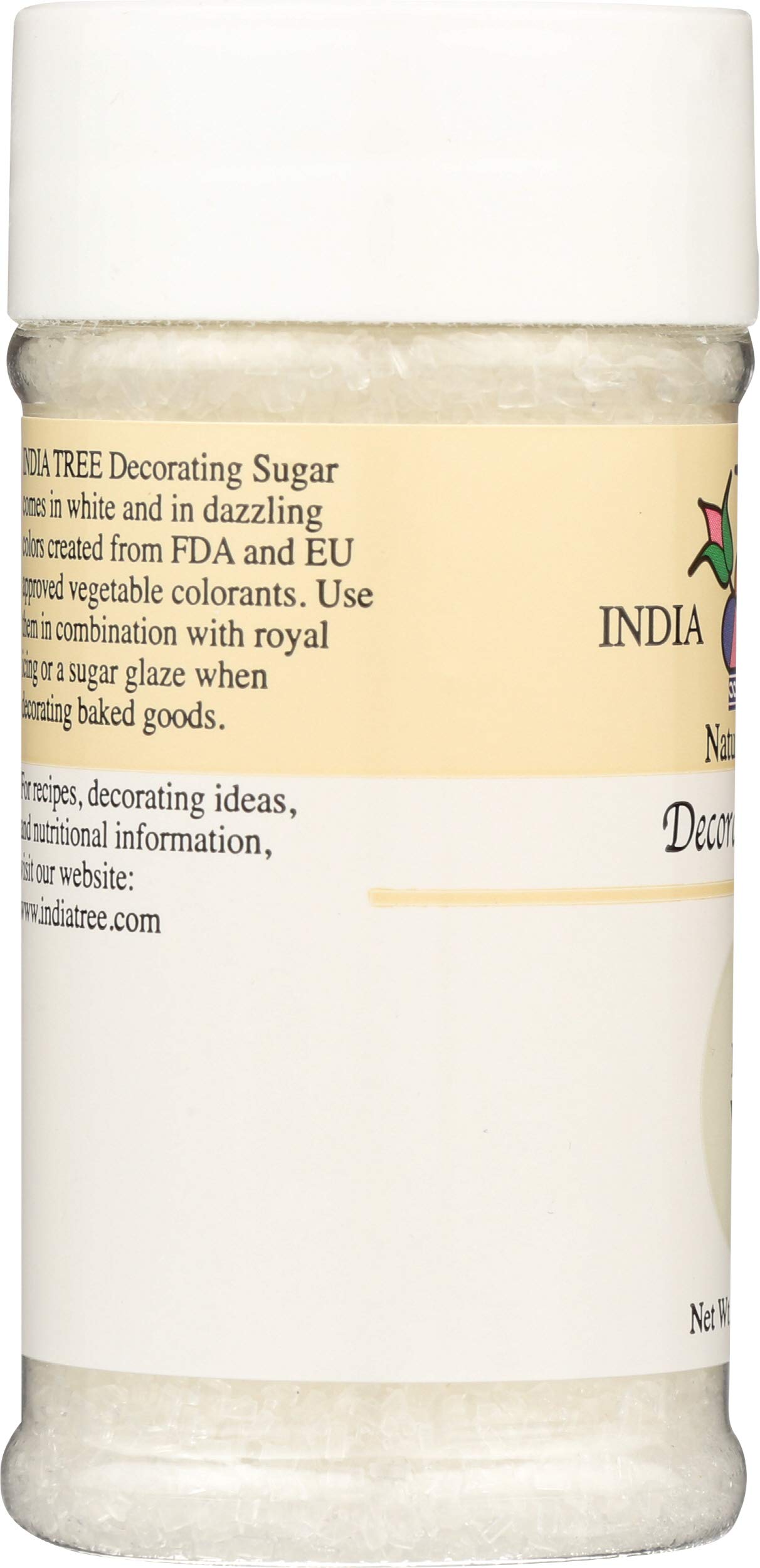 INDIA TREE White Decorating Sugar, 3.3 OZ - Image 5