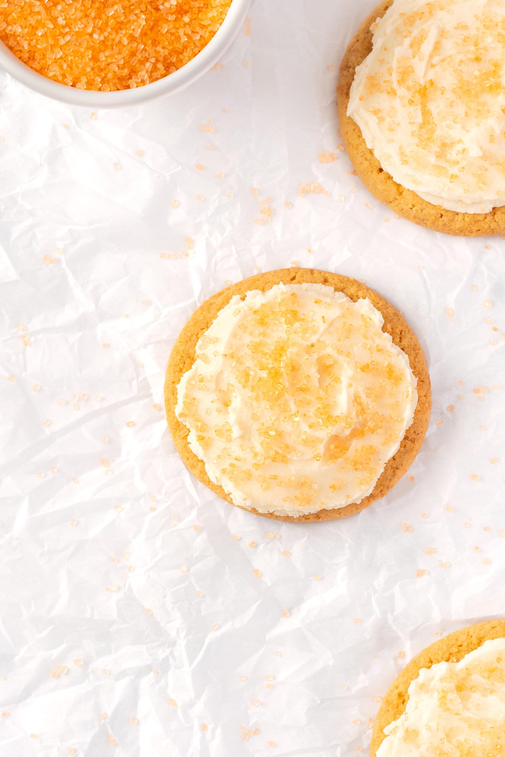 Nature's Colors, Orange Sugar Pure Sugar Sprinkles for Baking and Decorating, Small 3.3 Oz Jar (Pack of 1) - Image 3